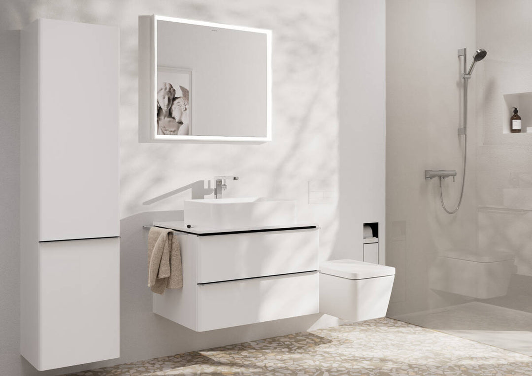 HANSGROHE Tecturis E Single lever basin mixer 240 Fine CoolStart EcoSmart+ for wash bowls without waste set 73072000