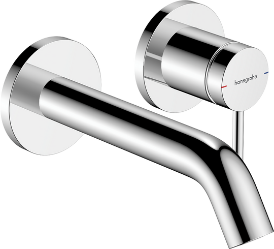 HANSGROHE Tecturis S Single lever basin mixer for concealed installation wall-mounted EcoSmart+ with spout 16,5 cm