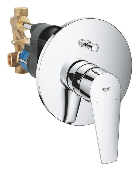 GROHE® BauEdge Single-lever bath/shower mixer 1/2" 29079001