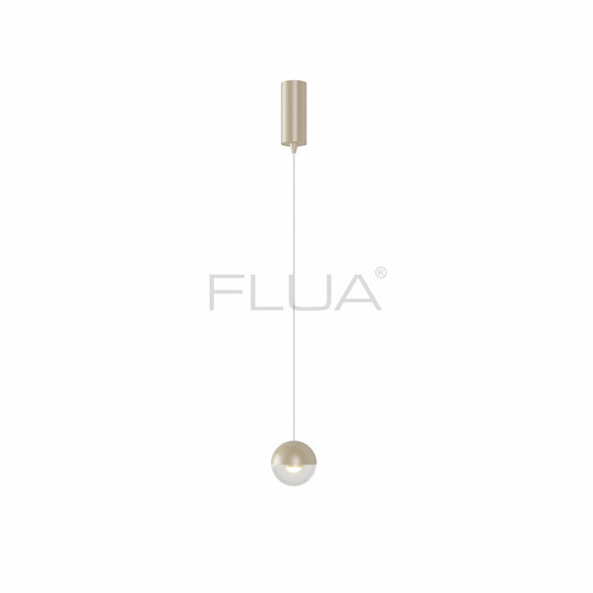 FLUA ORBIX PMSP SUSPENSION 6W/3000K/209lm Ø80X80mmAC220-240V COFFE/SILVER 350616