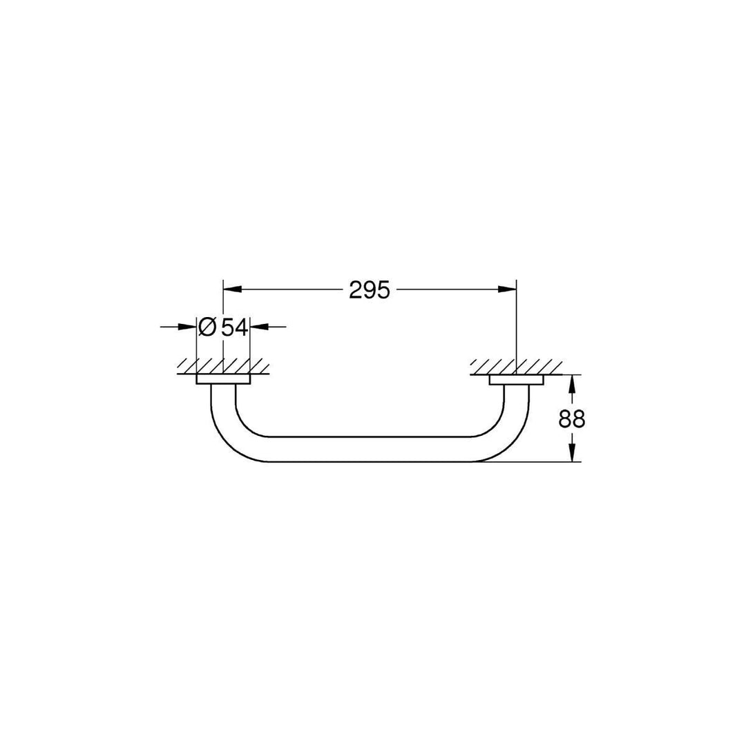 GROHE® ESSENTIALS GRIP BAR - brushed warm sunset