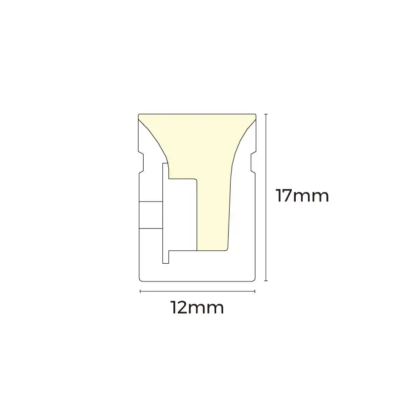 COLORS® 'ML NEON FLEX RGB 20.2W/M. SIZE:12*17MM, DC24V, PIX EL RGB/WHITE (COMPATIBLE WITH DMX512) .IP67.12PIXELS/M.