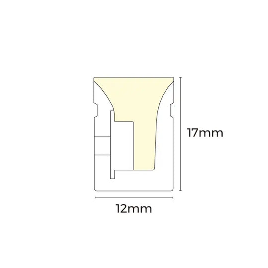 COLORS® 'ML NEON FLEX RGB 20.2W/M. SIZE:12*17MM, DC24V, PIX EL RGB/WHITE (COMPATIBLE WITH DMX512) .IP67.12PIXELS/M.