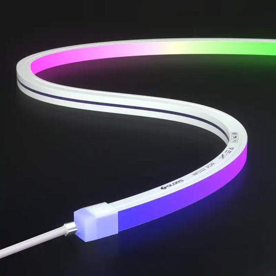 COLORS® 'ML NEON FLEX.DC24V, 9.6W/M, 3000K, RA>80, 52 LM/W, TOP BEND, 13*12MM, CUTTING: 6 LEDS/50MM, 10ML RL