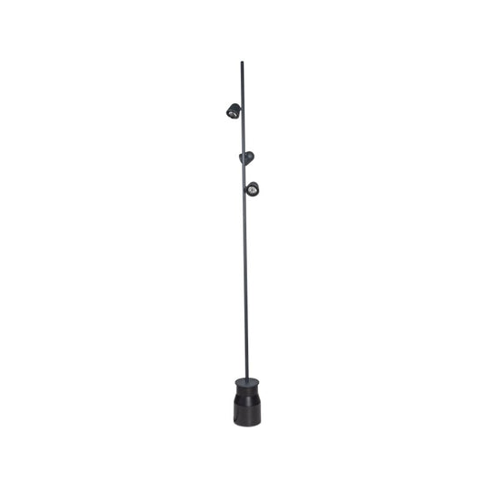 FLUA LOTOS  DC IP65-9.5W-3000K DC 24V-Ø100*1332mm.-3 PGY -Beam 17°-Black