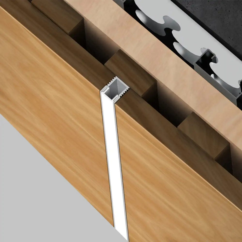 COLORS® PROFILE 2.5ML .ALU SILVER 7*9MM  INCLU 2.5M PC DIFFUSER+ 2PCS END CAPS