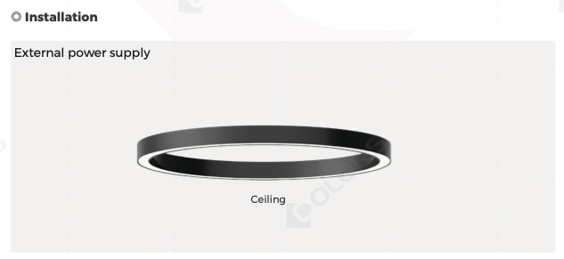 COLORS® SUSPENSION DALI-DIMMING DIAMOND 900MM*35MM 70W CCT3000K-PENDANT/SURFACE AC24V +8CLIPS