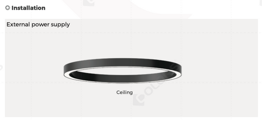 COLORS® SUSPENSION DALI-DIMMING DIAMOND 900MM*35MM 70W CCT3000K-PENDANT/SURFACE AC24V +8CLIPS