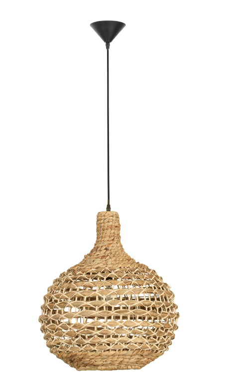 NOVALUCE GRIFFIN SUSPENSION LIGHT, IRON & RATTAN & WATER 9586508