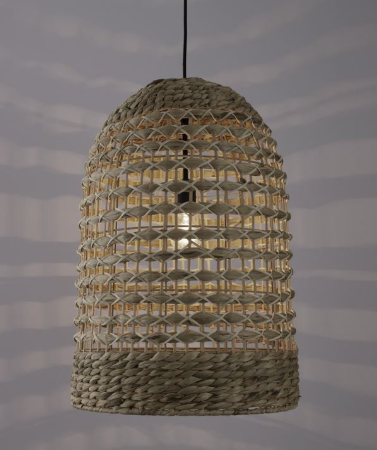 NOVALUCE GRIFFIN SUSPENSION LIGHT, IRON & RATTAN & WATER 9586506