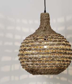 NOVALUCE GRIFFIN SUSPENSION LIGHT, IRON & RATTAN & WATER 9586508