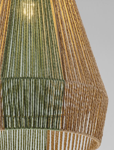 NOVALUCE DENA SUSPENSION NATURAL & GREEN ROPE 9586603