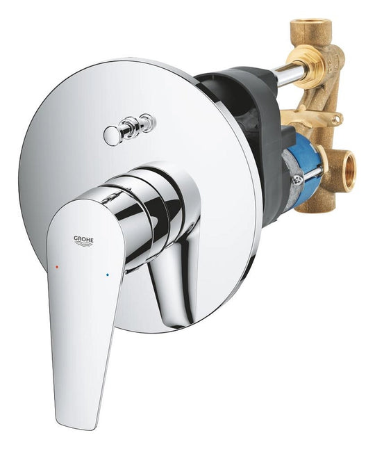 GROHE® BauEdge Single-lever bath/shower mixer 1/2" 29079001