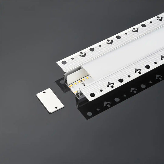 COLORS® PROFILE 2.5ML .ALU 39X24MM TRIMLESS ENCASTRE INCLUDE  DIFFUSER PC + 2PCS END CAPS