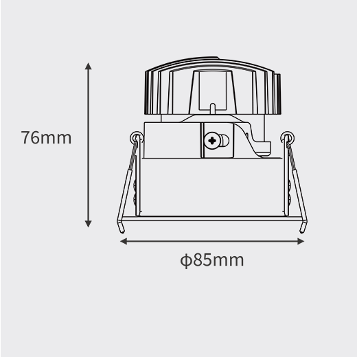 NEKO M3+TRF1 CLUB Downlight System M3-9303511F-TRF1-BB