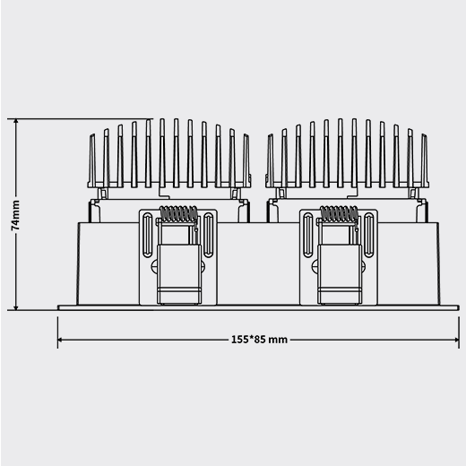 NEKO M3+TSA3D  CLUB Downlight System M3-9303511F-TSA3D-BBB